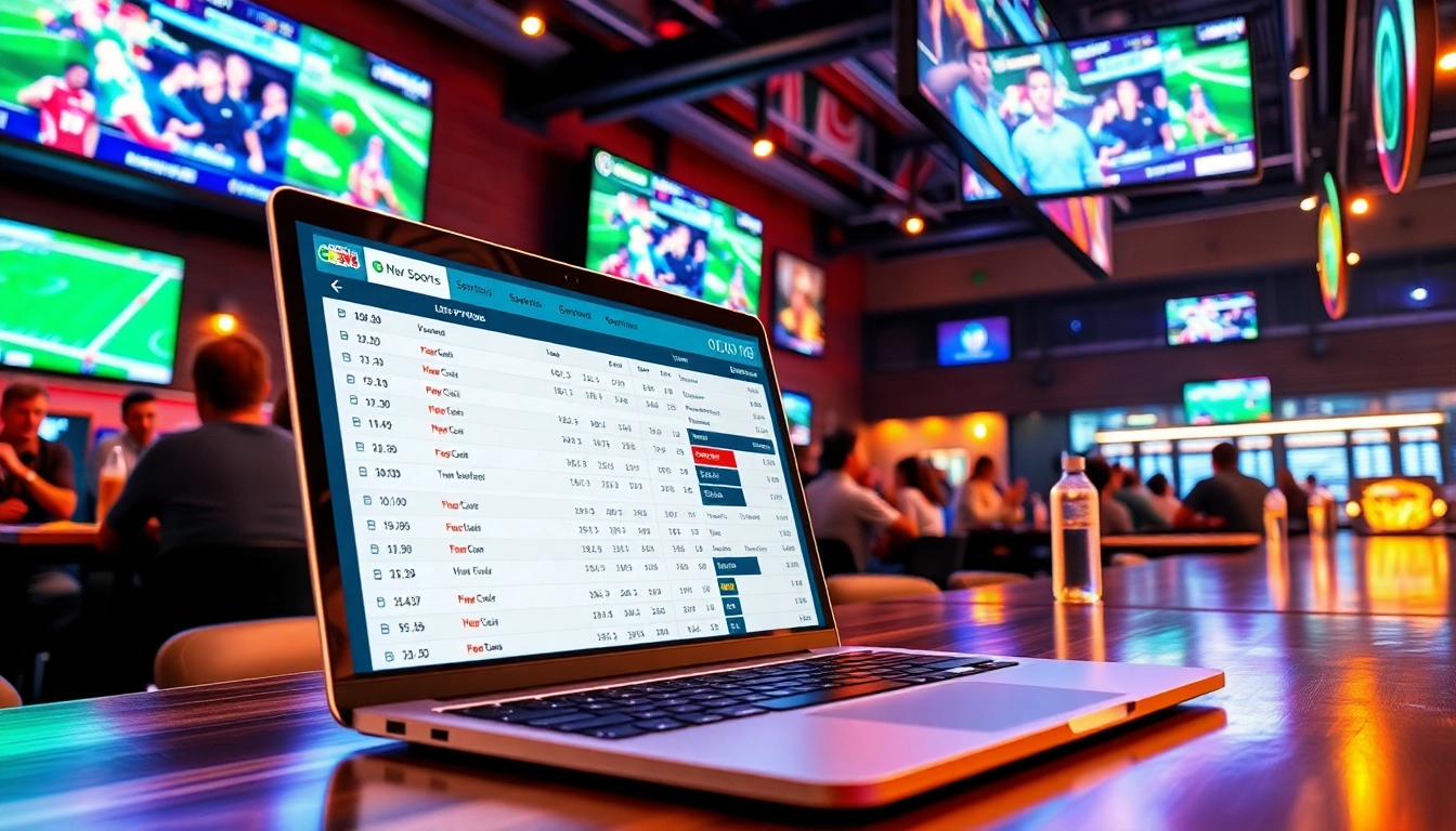 Pariez sur votre site de paris sportifs tout en profitant de l'ambiance animée d'un bar sportif