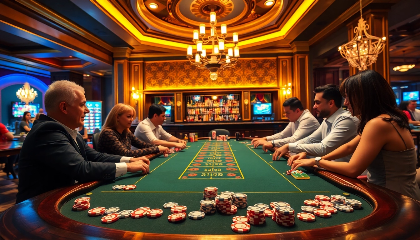 Jouer au casino en ligne argent réel dans une ambiance vibrante et élégante.