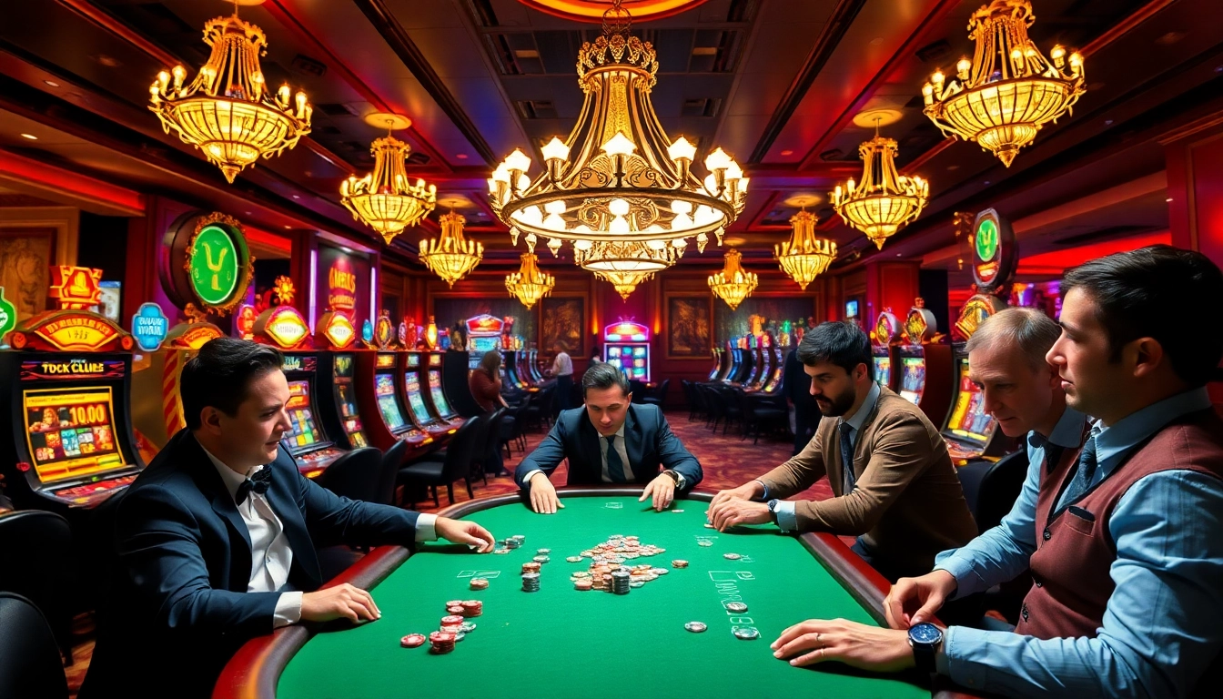 Experience excitement and luxury at the site casino en ligne 2026 with vibrant machines and eager players.