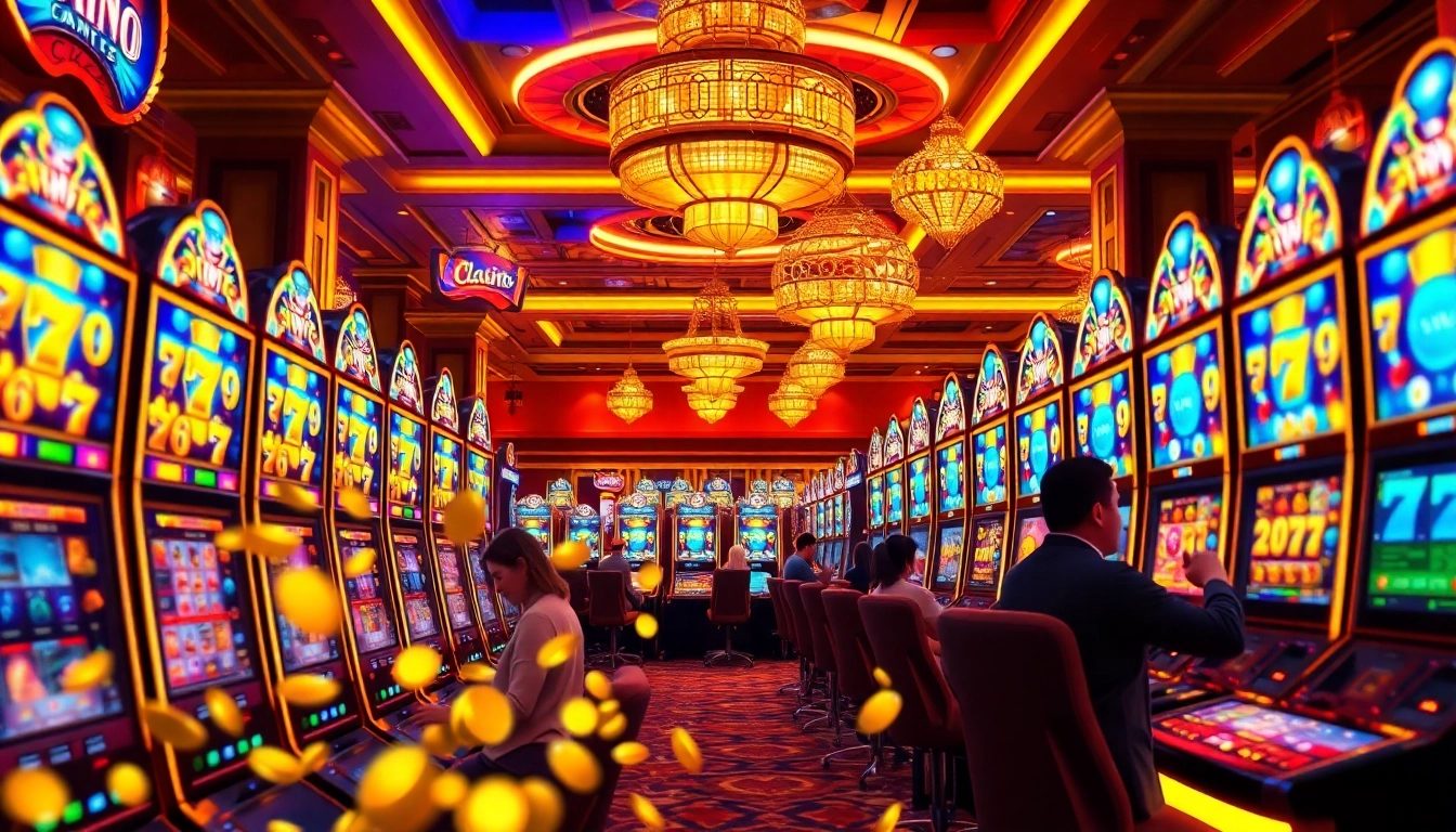 Gagner avec les machines à sous en ligne argent réel dans un casino virtuel lumineux.