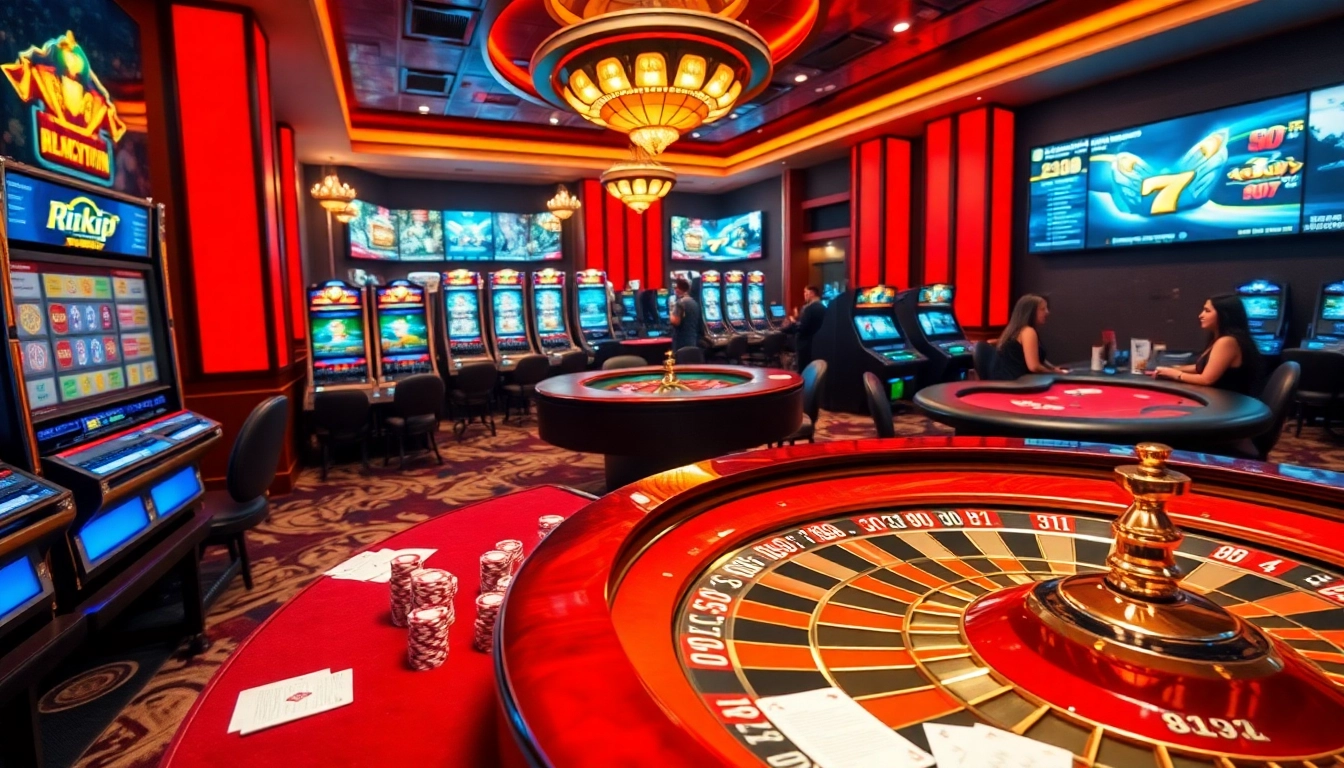 Experience excitement and glamour with rikvip’s vibrant online gambling scene featuring poker and slot action.