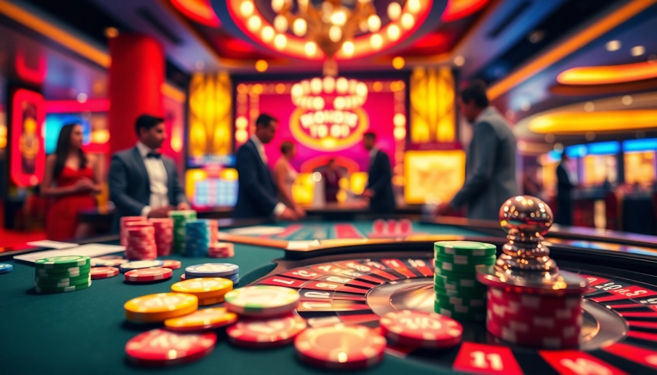 Jouer sur un casino en ligne fiable avec des cartes et des jetons colorés sur la table.