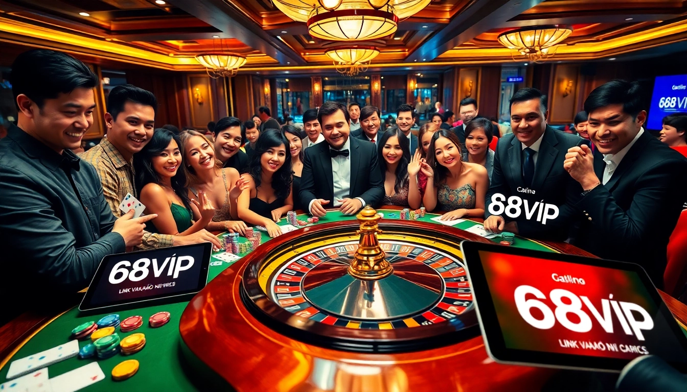 Join the excitement at Link Vào Nhà Cái 68VIP with immersive casino gaming experiences.