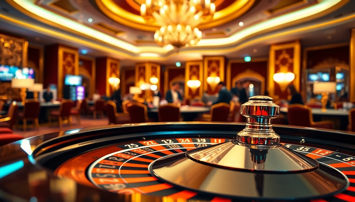 Jouer sur un casino en ligne fiable avec une roulette élégante et accueillante.